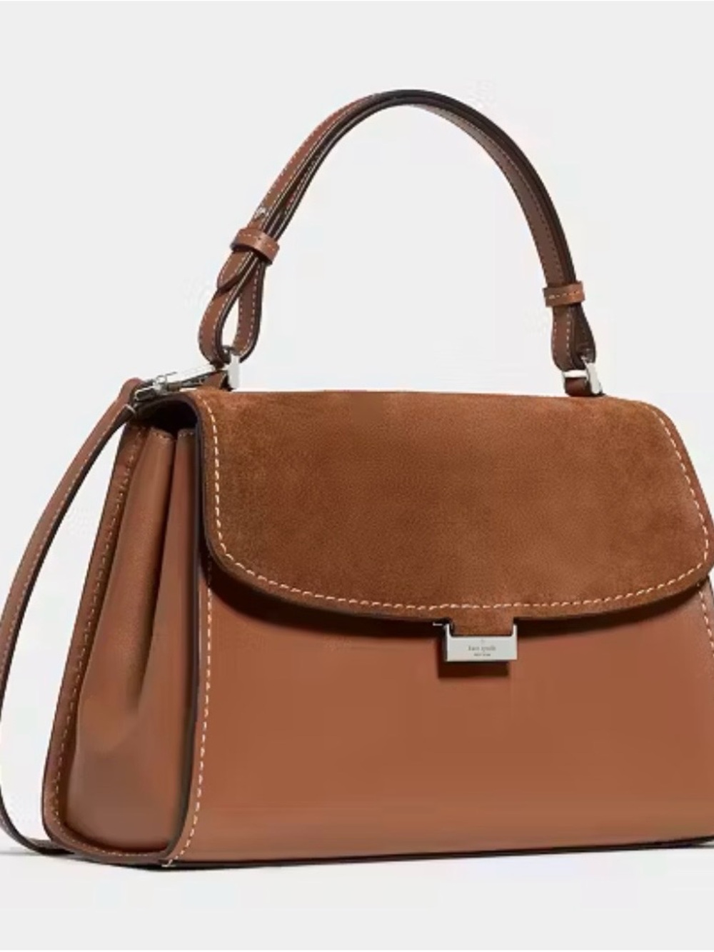Kate Spade Riley Suede Top Handle Bag